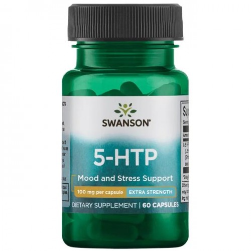 Swanson 5-HTP - Extra Strength 100 mg 60 Caps