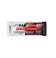 Lipobar Exclusive Protein Bar 33% 50г полуниця