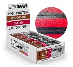Lipobar Protein Bar (20г белка) 50г шоколад-вишня