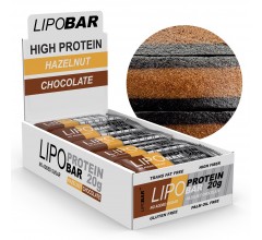 Lipobar Protein Bar (20г белка) 50г фундук-шоколад