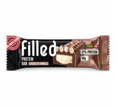 Power Pro Filled Bar 50г (27% протеїну без цукру) шоколад-ваніль