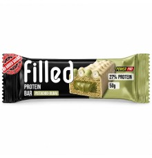 Power Pro Filled Bar 50г (27% протеїну без цукру) фісташка-дубай