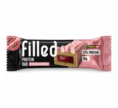 Power Pro Filled Bar 50г (27% протеїну без цукру) фісташка-малина