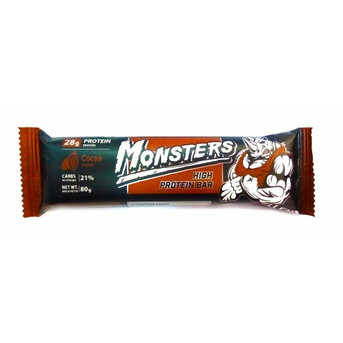 Monsters High Protein Bar 80g какао