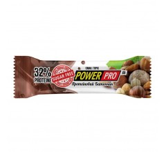 Power Pro Протеиновый Батончик Ореховый нутелла 32% 60g без сахара орех