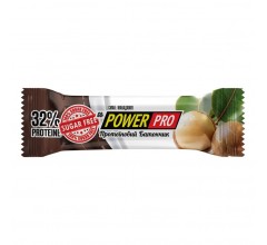 Power Pro Протеиновый Батончик Ореховый нутелла 32% 60g без сахара макадамия