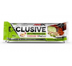 Amix Exclusive Protein Bar 85г фісташки та карамель