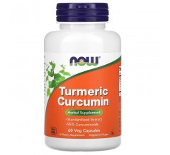 Now Foods Turmeric Curcumin 665 mg 60 Veg Capsules