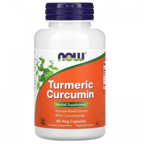 Now Foods Turmeric Curcumin 665 mg 60 Veg Capsules