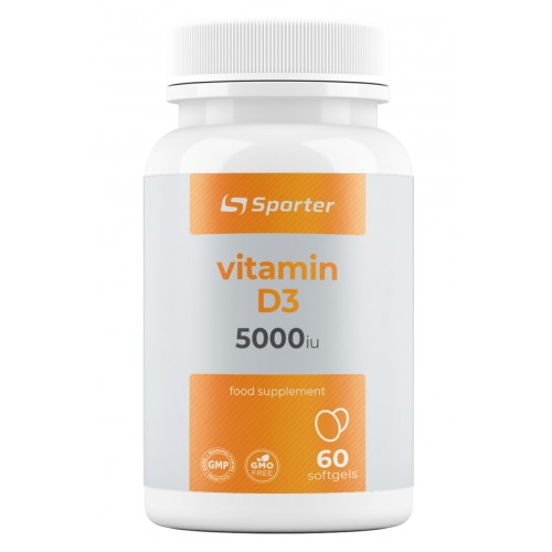 Sporter Vitamin D3 5000 ME 60 софт гель