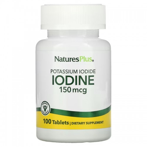 NaturesPlus Potassium Iodide 150 mcg 100 Tablets