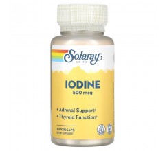 Solaray Iodine 500 mcg 30 VegCaps