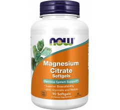 Now Foods Magnesium Citrate 134mg 90 softgels