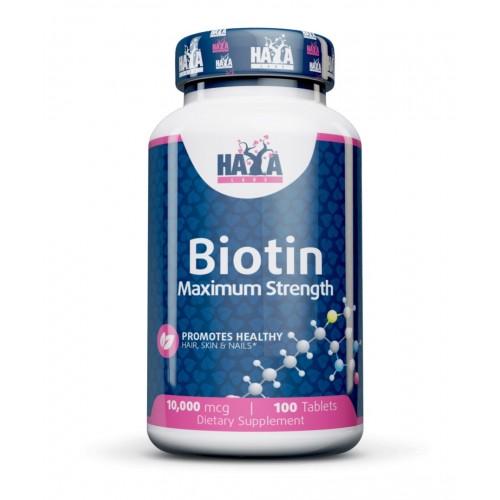 Haya Labs Biotin Maximum Strength 10,000 mcg 100 таб