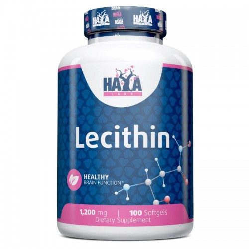 Haya Labs Lecithin 1200 мг 100 софт гель