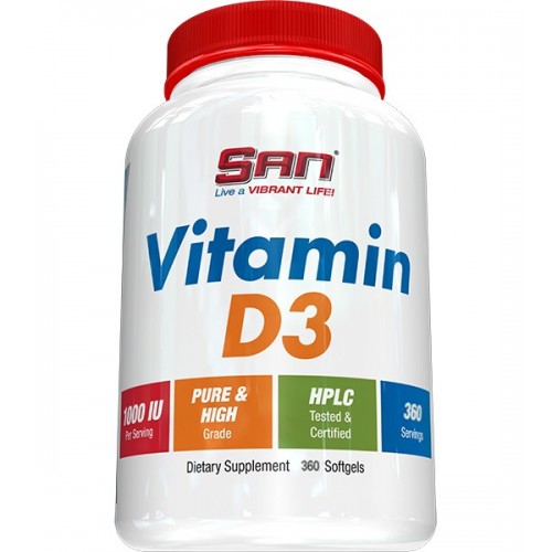 SAN Vitamin D3 1000 IU 360 капс