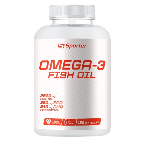 Sporter Omega-3 1000mg 30% 180 капс