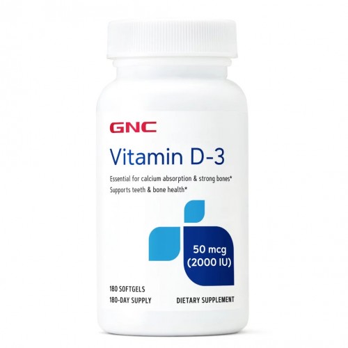 GNC Vitamin D3 2000 180 tab
