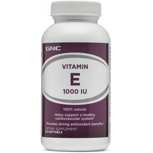 GNC Vitamin E 1000 UI 60 softgels