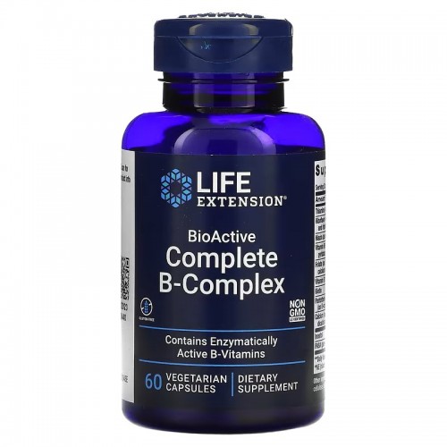 Life Extension BioActive B-Complex Complete 60 veg caps