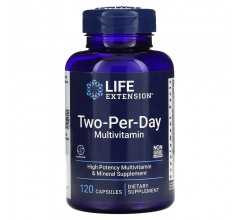 Life Extension Two-Per-Day Multivitamin 120 Capsules