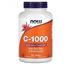 Now Foods C-1000 250 Tablets
