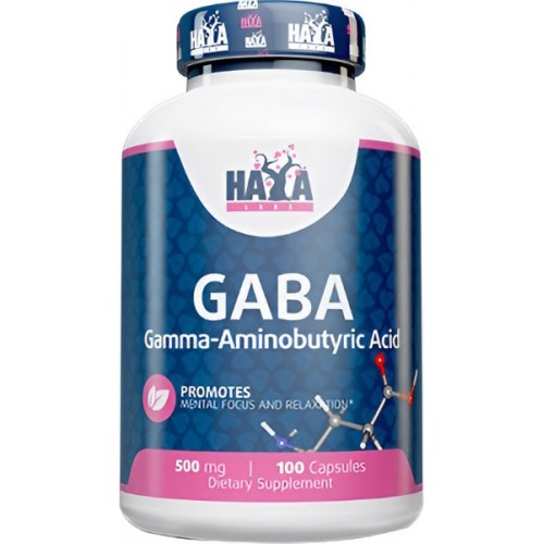 Haya Labs Gaba 500 mg 100 Caps