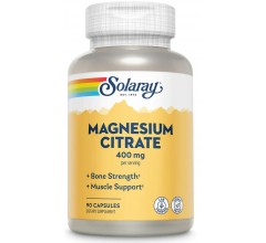 Solaray Magnesium Citrate 400mg 90 vcaps