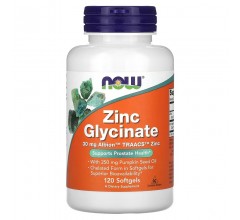 Now Foods Zinc Glycinate 30mg 120 sgels