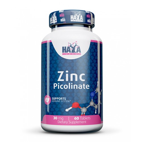 Haya Labs Zinc Picolinate 30 mg 60 Tabs