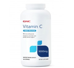 GNC Vitamin C 1000 mg Timed Release 360 Vegetarian Caplets