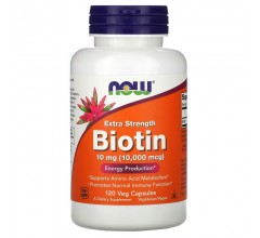 Now Foods Biotin 10mg (10000mcg) 120 vcaps