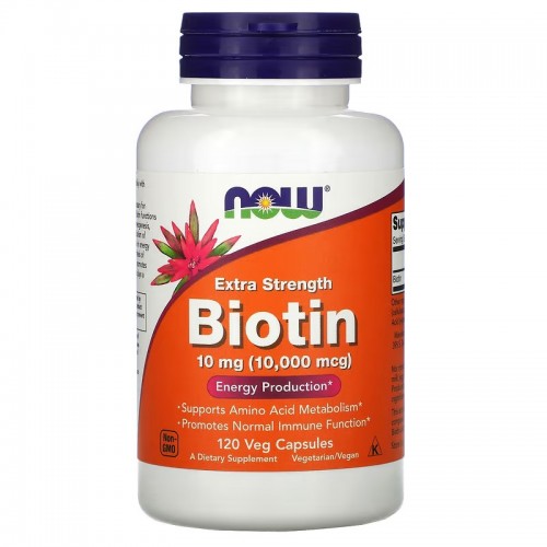 Now Foods Biotin 10mg (10000mcg) 120 vcaps