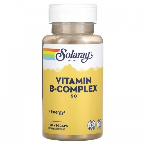 Solaray Vitamin B-Complex 50 50mg 100 vcaps