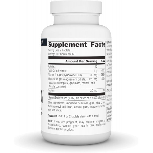 Source Naturals Ultra-Mag Magnesium Complex 120 tablets