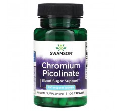 Swanson Chromium Picolinate 200mg 100caps