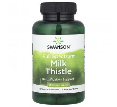 Swanson Milk Thistle 500mg 100caps