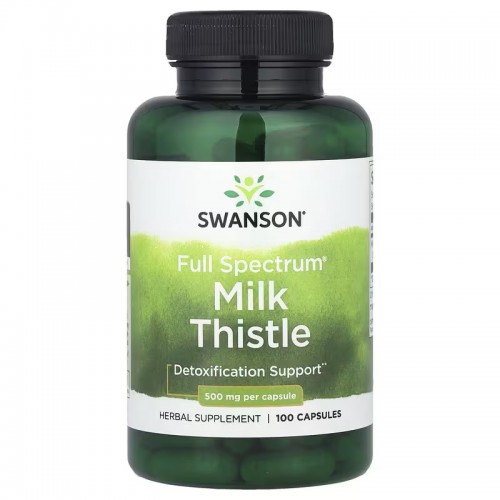 Swanson Milk Thistle 500mg 100caps