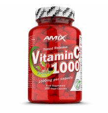 Amix C-Vitamin + Rose Hips 1000mg 100 caps