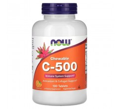 Now Foods C-500 Chewable 100 tabs апельсин