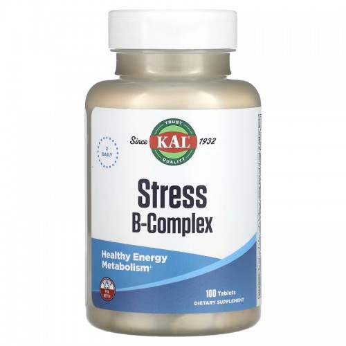 KAL Stress B Magnesium Glycinate 60 vcaps