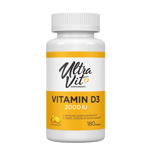 VPLab Nutrition Vitamin D3 2000 IU 180 softgels