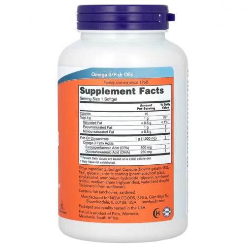Now Foods Ultra Omega-3 180 sortgels