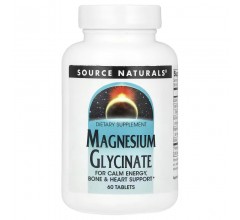 Source Naturals Magnesium Glycinate 60 tablets