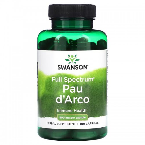 Swanson Full Spectrum Pau d'Arco 500 mg 100 caps