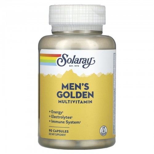 Solaray Men's Golden Multi-Vitamin 90 caps