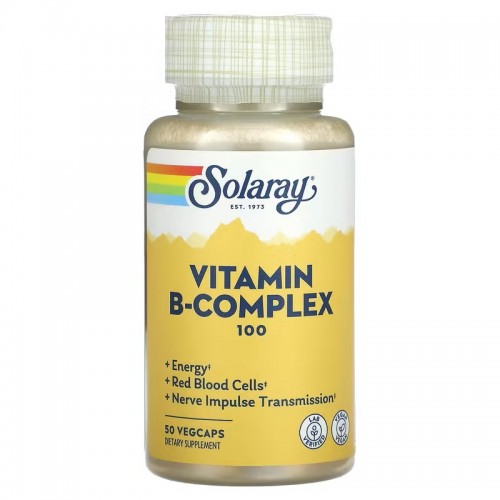 Solaray Vitamin B-Complex 100 100mg 50 caps