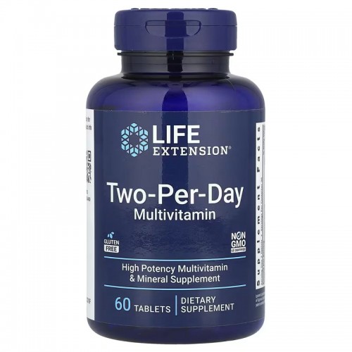 Life Extension Two-Per-Day Multivitamin 60 tablets