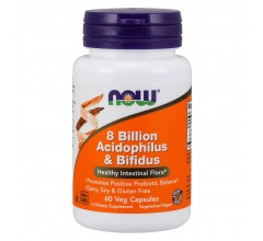 Now Foods 8 Billion Acidophilus & Bifidus 60 капс