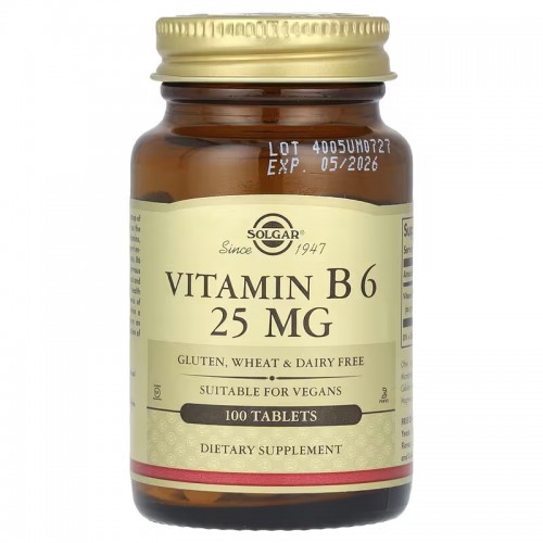 Solgar Vitamin B6 100 mg 100 tab